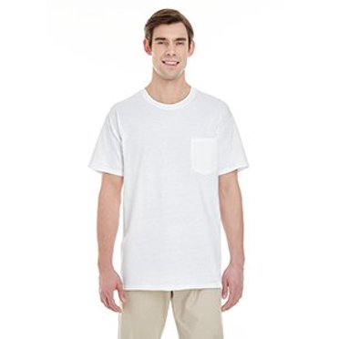 Adult Heavy Cotton 5.3 oz. Pocket T-Shirt-G530