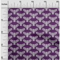 thumbnail image 1 of oneOone Cotton Silk Fabric Owl Block Print Sewing Fabric BTY 42 Inch Wide, 1 of 4
