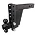 thumbnail image 3 of Bulletproof Hitches 2.5" Adjustable Extreme Duty (36,000lb Rating) 8" Drop/Rise Trailer Hitch with 2" and 2 5/16" Dual Ball (Black Textured Powder Coat, Solid Steel), 3 of 5