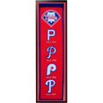 thumbnail image 1 of Encore Select 109-52 Philadelphia Phillies Logo Histoire Feutre Bannière - 14 x 37 Po., 1 of 1