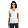 thumbnail image 1 of Discontinued District &174; Super Slub pour Femmes &174; T-Shirt à Col en V. Dm3501 M Blanc, 1 of 1