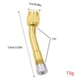 thumbnail image 2 of Motorcycle Accessories Tire Extension Brass Inflatable Nozzle Extension Extenders Universal Tyre Extension Adapter For Cars Bikes Scooters, 2 of 3