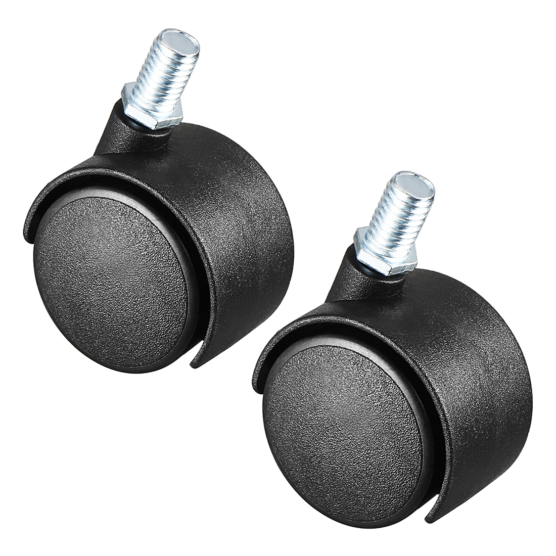 Unique Bargains 2 Pcs 1.45 Inch Swivel Caster Wheels Nylon 360 Degree ...