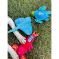 thumbnail image 3 of Spunky Pup Clean Earth Turtle Small Plush Dog Toy, 3 of 5