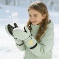 thumbnail image 3 of Insulated Youth Ski And Cycling Mittens With Touchscreen Grips For Cold Weather Sports, 3 of 3
