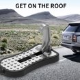 thumbnail image 4 of Car Doorstep Aluminum Alloy Auto Latch Door Step; Car Hook Roof Rack Step; Foot Pedal Foldable Vehicle Roof Rack Step, Silver, 4 of 8