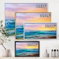 thumbnail image 4 of Designart Blue Waves Breaking At The Beach IV FLOAT FRAME WALL ART, 4 of 4