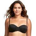 thumbnail image 1 of Maidenform Womens Essential Multiway Push-Up Bra, 40DD, Black, 1 of 4