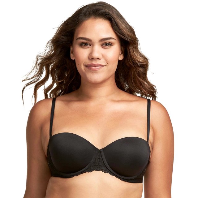 Maidenform Womens Essential Multiway Push-Up Bra, 40DD, Black