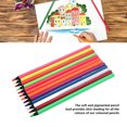 thumbnail image 4 of Crayons de Couleur, Crayons de Livre de Coloriage Multifonctionnels pour l'École, 4 of 7