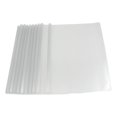 thumbnail image 1 of Unique Bargains Dossiers à Barre Coulissante, Format A4, Blanc Transparent, 10 Unités, 1 of 1
