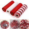 thumbnail image 1 of MesaSe [CLEARANCE]4pcs Easter Day Deco Mesh Ribbons Wreath Decoration DIY Crafts Making Soft Waterproof Easter Home Party Decorations, 1 of 6