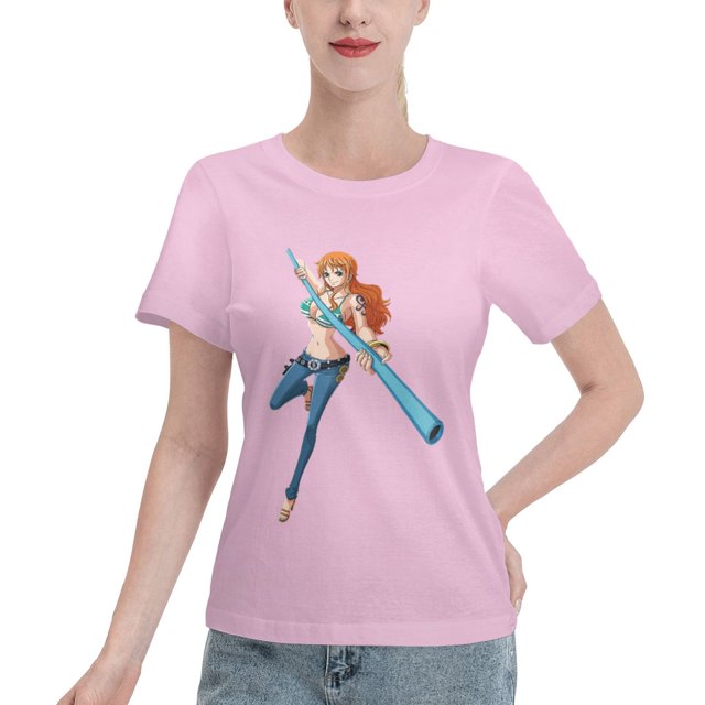 Women's Basic Short Sleeve T-Shirt One Piece Nami
