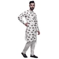 thumbnail image 2 of Atasi Kurta Pyjama de Fête pour Hommes, Col Mandarin, Ensemble Ethnique Imprimé Kurta, 2 of 3