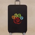 thumbnail image 1 of Travel Accessories Luggage Case Suitcase Dust Protective Cover 18-28 Inch Footprints Pattern Series Trolley Case Elastic Cover 8Footprints009 M, 1 of 6