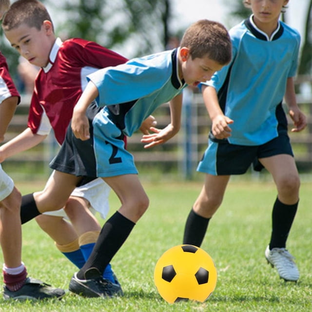 Feltree Silent Soccer Ball Quiet Training Ball for Home Practice Home Training Lightweight Children's Ball Toy Inflatable Ball For