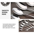 thumbnail image 4 of XZNGL 1010 Smooth Handle Tableware Stainless Steel Spoon Coffee Spoon Fruit Fork Hotel Supplies Round Spoon Dining Spoon Childrens Spoon, 4 of 4
