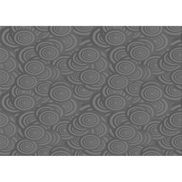 Ahgly Company Tapis Rectangulaire d'Intérieur Lavable en Machine Gris Transitionnel, 5 Pieds x 8 Pieds