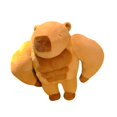thumbnail image 3 of HILABEE Peluche Capybara Muscle Jouet en Peluche Capybara Mignon Animal en Peluche, 3 of 9
