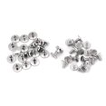 thumbnail image 2 of 20Pcs/set Flat Head Nut Nail Rivets, Metric Zinc Plated Carbon Steel Rivet Nut Flat Head Threaded Threaded Flat Head Nut Repair Accessory, 2 of 8