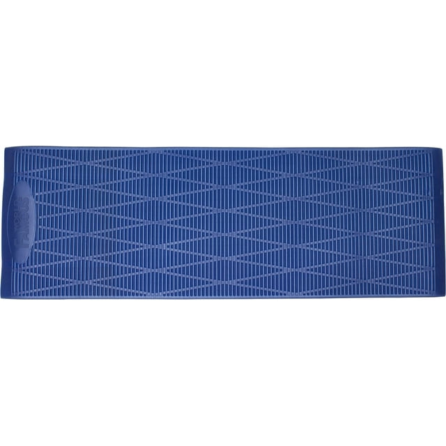 Coussin en Mousse Moulée Mondialement Célèbre en Bleu avec Motif Losange Rainuré, Fabriqué en Mousse Légère et durable Qui Offre un Confort et une Isolation Supplémentaires, avec Sangles de Fixation pour un transport et un Rangement Faciles, Convient au yoga et à l'Entraînement Physique.