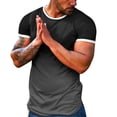 thumbnail image 1 of BOBOGOJP T-Shirts pour Hommes Coupe Régulière Manches Courtes Col Rond (Gris,TTG), 1 of 4