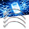 thumbnail image 1 of Loewten Pre‑Wired Round LEDs, Firm Dual Color LED Waterproof For Access Control Switches For Computer Modification For Car Modification For CNC Machine Tools, 1 of 8