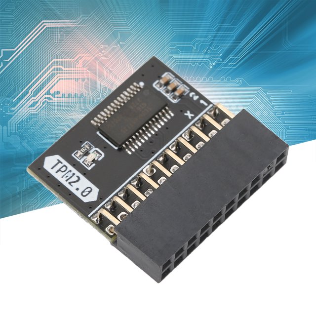 TPM 2.0 Encryption Security Module, 20Pin 2 10P Module For Win11, Standalone Crypto Processor TPM 2.0 Module For Computer Motherboard