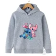 thumbnail image 3 of Printemps Automne Disney Stitch Mode de Rue Chandail en Molleton Garçons et Filles Chandail de Sport pour Enfants Extérieur à Capuche, 3 of 7