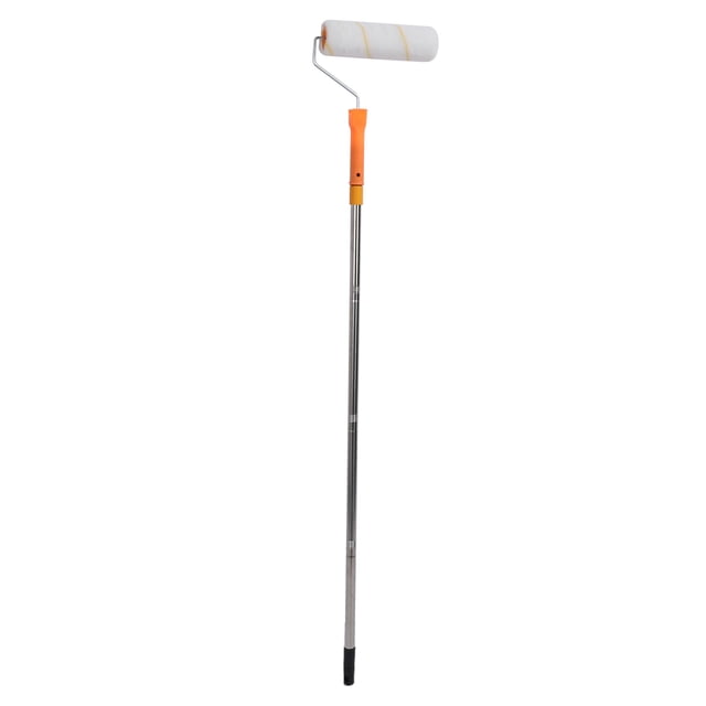 Extension 3.9ft Paint Roller Extension Pole Kit With 9in Roller Brush Detachable Telescopic Long Paint Roller Set For Corner Ceiling Painting