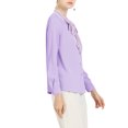 thumbnail image 3 of INSPIRE CHIC Women's Tie Neck Button Down Work Long Sleeves Blouse Shirts, 3 of 5