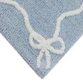 thumbnail image 3 of Tapis de bain en coton Mainstays Bows, bleu, 16" x 24", 3 of 4
