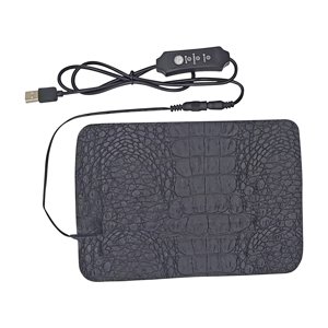 Plaque de chauffage Usb Thermostat trois vitesses en cuir