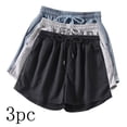 thumbnail image 2 of Diufon Womens 3PCS Jogger Shorts Elastic Waist Drawstring Yoga Shorts Solid Color Shorts with Pockets, 2 of 7
