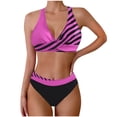 thumbnail image 2 of FcBaudy Womens Swimsuits Two Piece Swimsuit for Women Bathing Suit for Women Tankini Swimsuits for Women Women Large Print Split Swimsuit Skirt Bikini Split Swimsuit Suit Women polyester Swimsuit, 2 of 6