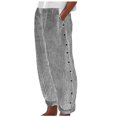 thumbnail image 1 of 2025 Pantalon d'Été à Rayures Imprimées pour Femmes pour Femmes Décontracté Automne Bouton Décontracté Polyvalent Ample Pantalon Petite pour Femmes Travail Décontracté Neuf Dixièmes, 1 of 5