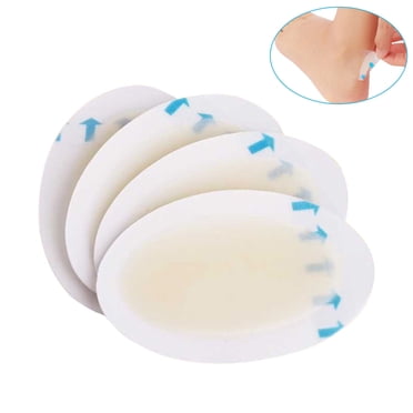 Heel Blister Bandages, Heel Blister Plaster Cushions Protective 4Pcs  For Walking