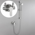 thumbnail image 4 of Stainless Steel Shower Faucet Hot And Cold Water Mixer Wall Mounted Metal Handle, 4 of 12
