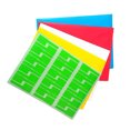 thumbnail image 1 of WHAMVOX 10 Pcs Multi-colour Cable Labels Stickers Synthetic Paper Waterproof Tags for Internet Cafe, 1 of 8