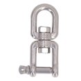 thumbnail image 2 of Double Manille Professionnel en Acier Inoxydable 304 pour Balançoire Corde d'Escalade, 2 of 8