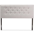 thumbnail image 3 of Baxton Studio Windsor Tufted King Panel Headboard in Grayish Beige, 3 of 6