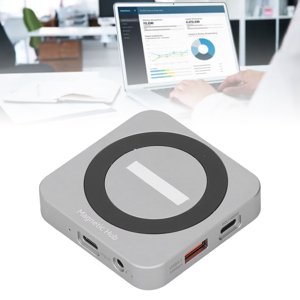 Magnétique SSD Pièce jointe, pour NVMe Magnetic SSD Pièce jointe 2TB Alliage d'aluminium à expansion 10Gbps 100W Charger rapidement pour étudier la vie professionnelle