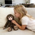 thumbnail image 2 of Adorable Baby Monkey Toy Cuddly Orangutan Stuffed Animal Doll For Kids And Adults, 2 of 2