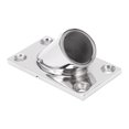 thumbnail image 2 of Stainless Steel 45 Degree Rectangular Base Durable Boat Hand Rail Fitting for Boats22mm,, 2 of 5