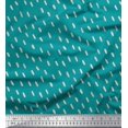 thumbnail image 1 of Soimoi Green Modal Satin Fabric Brush Stroke Abstract Decor Fabric Printed Yard 42 Inch Wide, 1 of 3