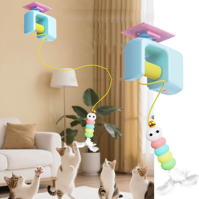 Jouet Suspendu Porte Intelligente Électrique Yo-yo pour Chats