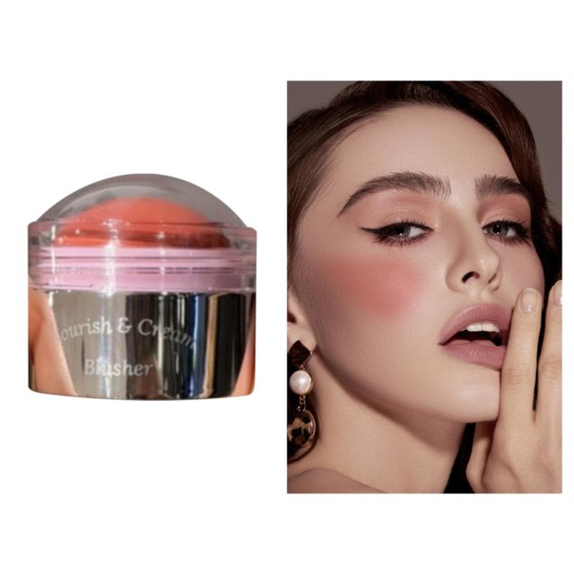 Beauty Blush 6 Color Silky Smooth Creamy Face Long Lasting Lightweight Buildable Face For Cheeks, Blush for Women
