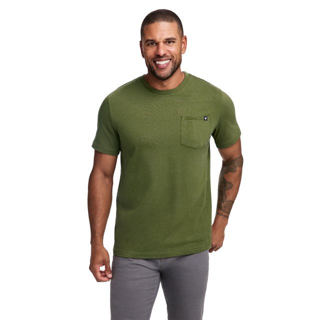 Jockey T-Shirt à Col Ras du Cou pour Hommes en Coton 100 % avec Poche Legacy
