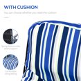 thumbnail image 4 of Outsunny Ensemble de 2 Chaises Longues de Jardin, Fauteuils Inclinables d'Extérieur, Gris et Bleu, 4 of 10