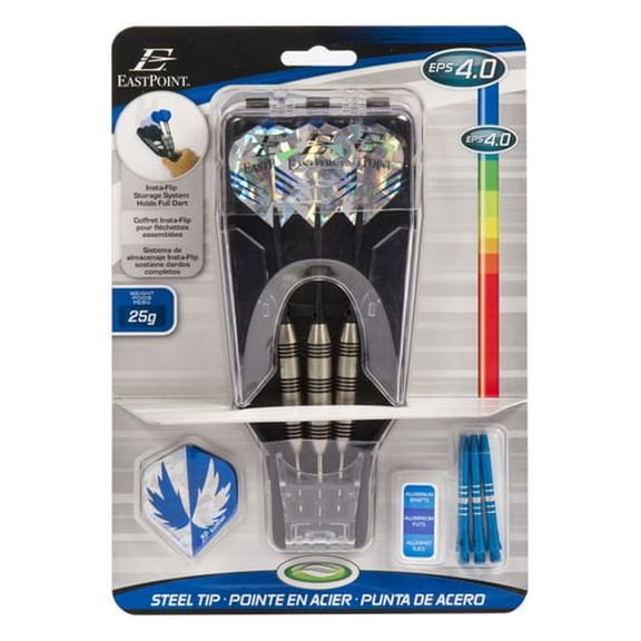 EastPoint Sports EPS 4.0 Steel Tip Dart Set with Deluxe Case